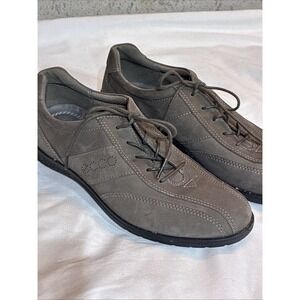 ECCO Women's Shoes Size 39 EUR Nubuck Brown Leather Comfort